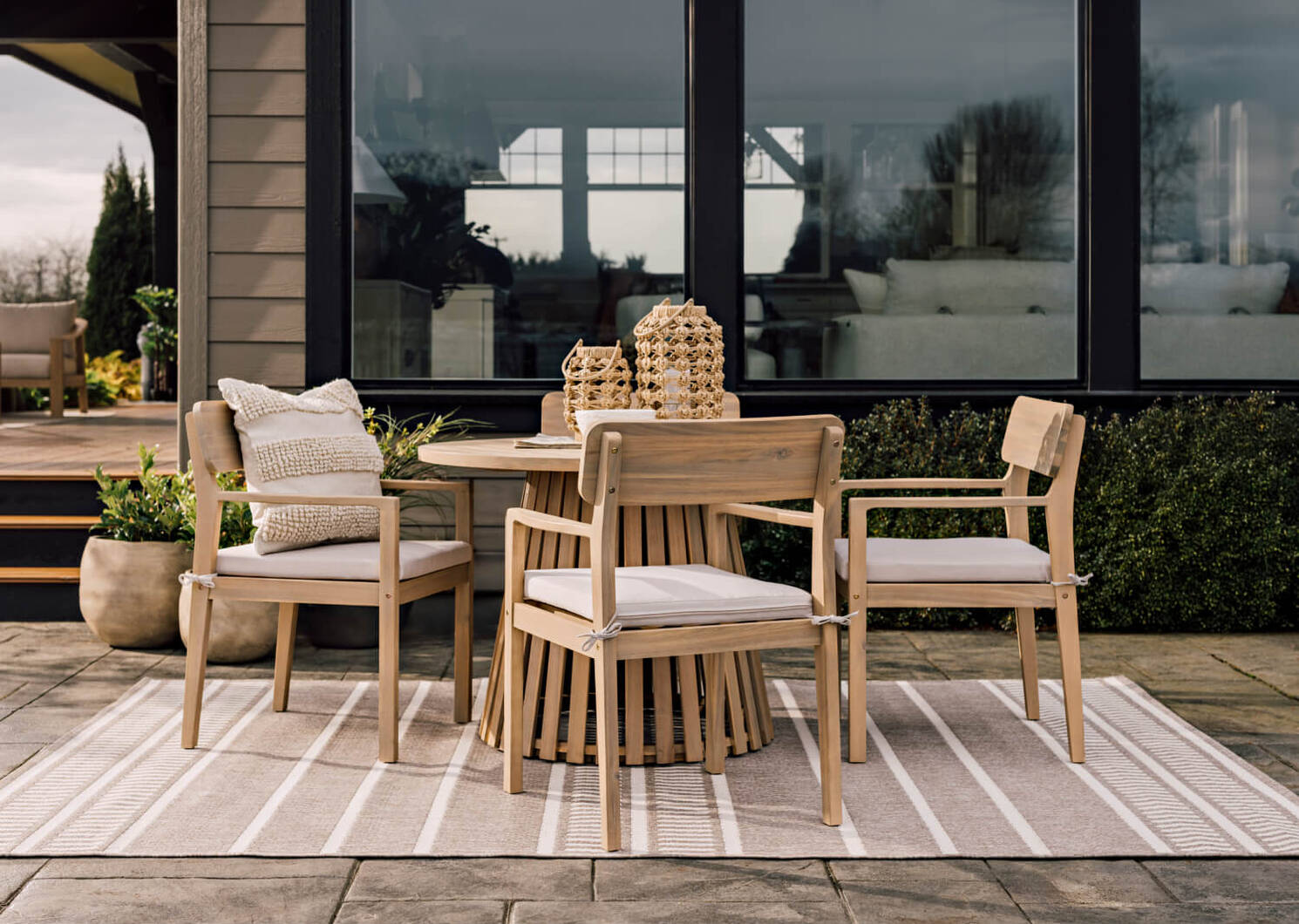 Mijas Outdoor Rug 94x126 Natural