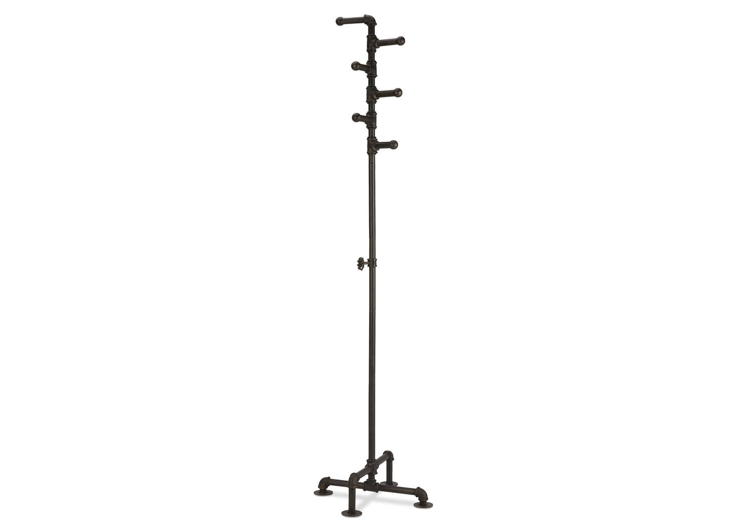 Pipeline Coat Rack Iron