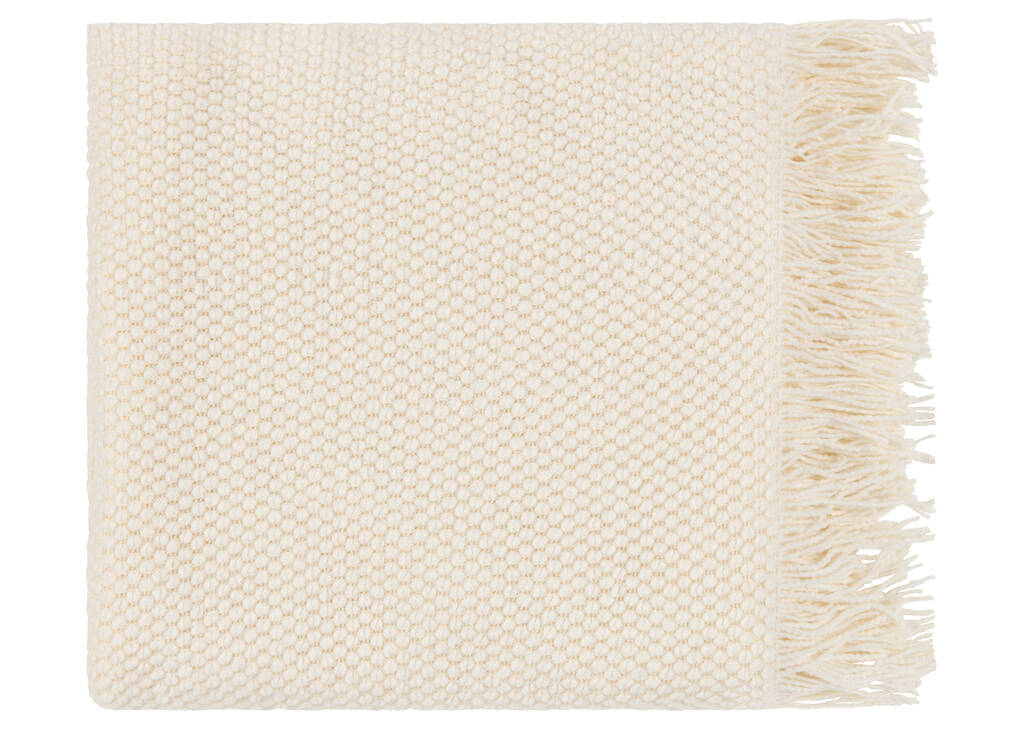 Tenby Throw Ivory