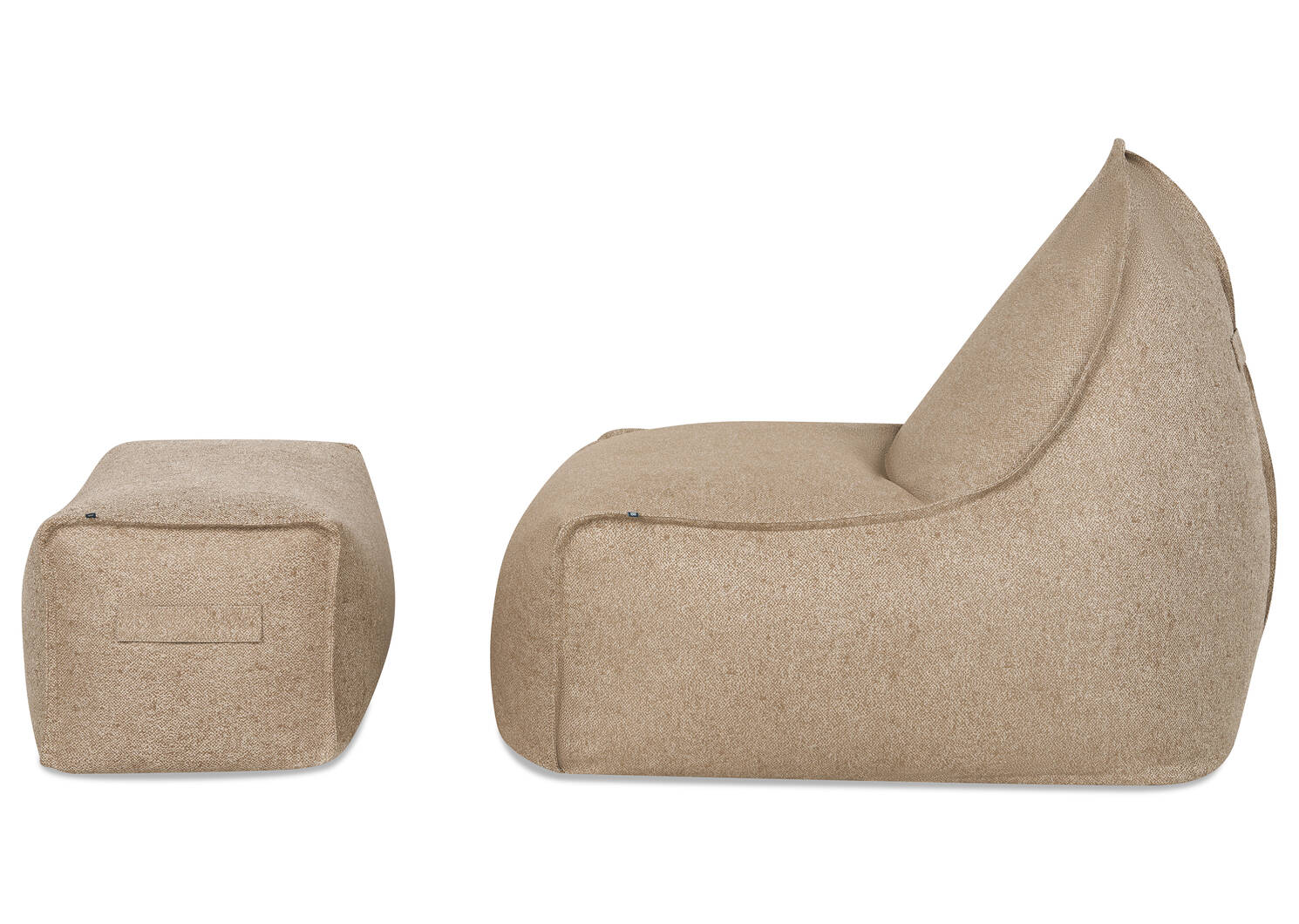 Cabana Chair w/ Ottoman -Lani Wheat