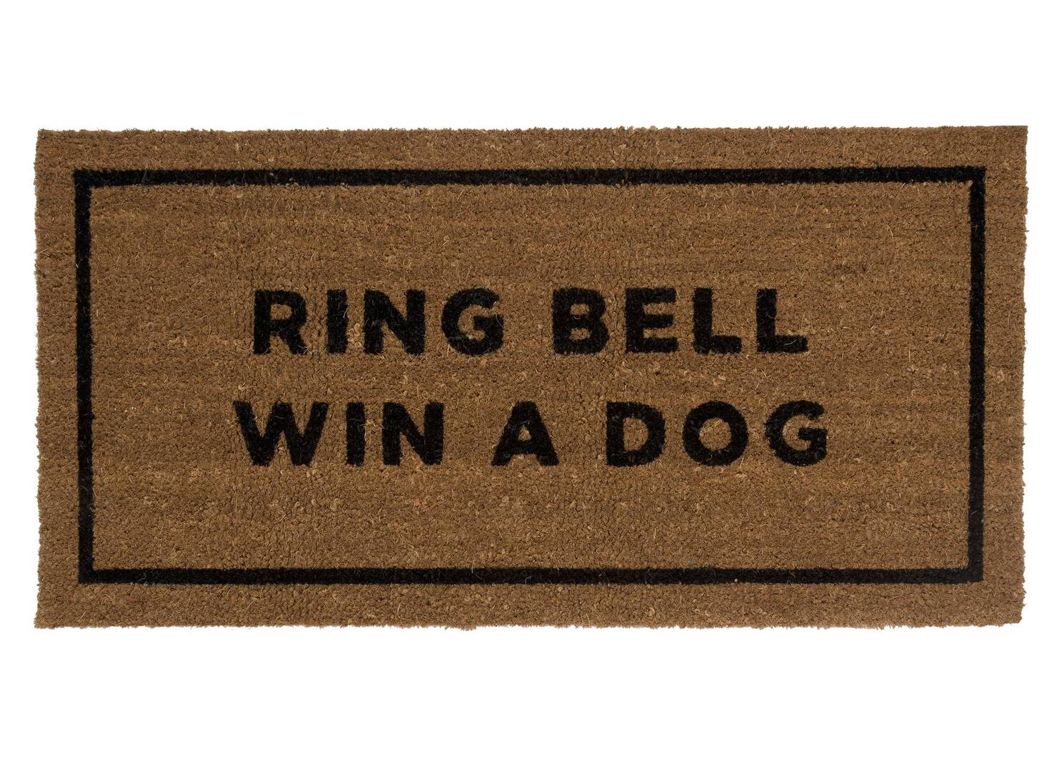 Paillasson Ring Bell Win A Dog