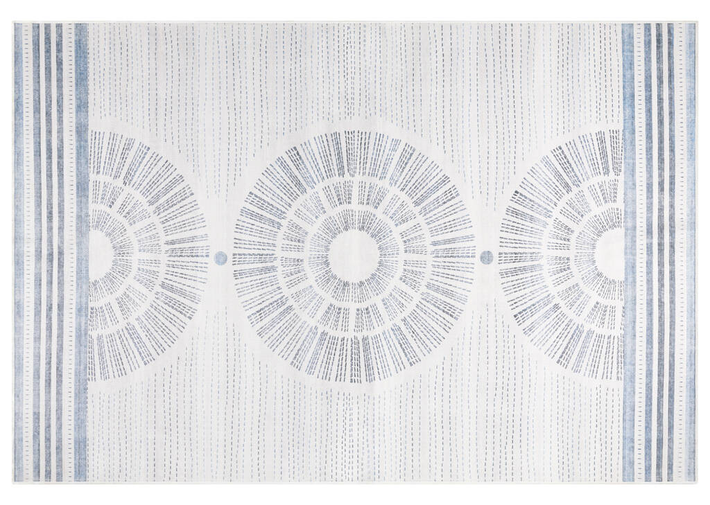 Soleil Outdoor Rug 72x108 Blue/Grey