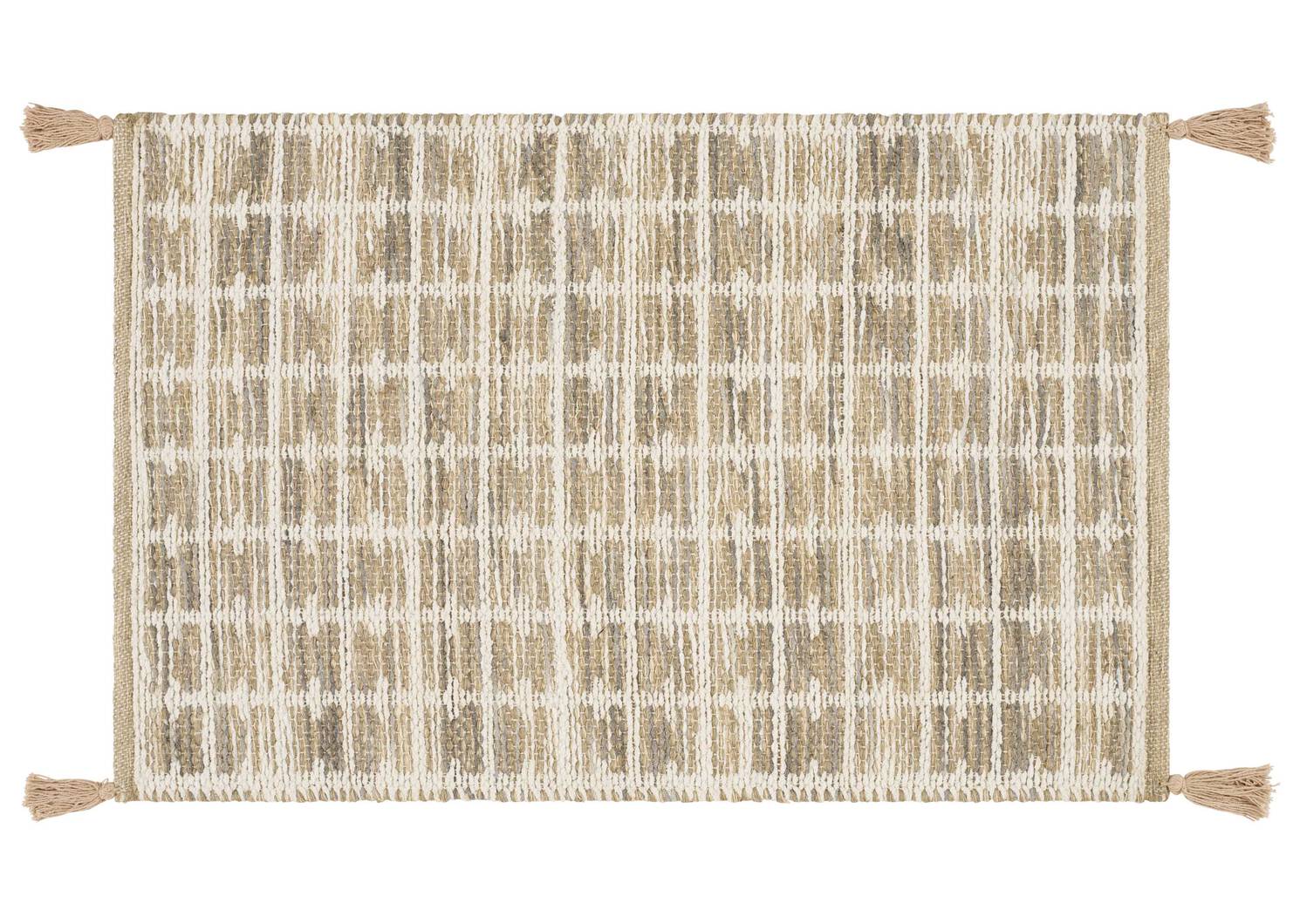 Tapis décoratif Charis 24x36 gris