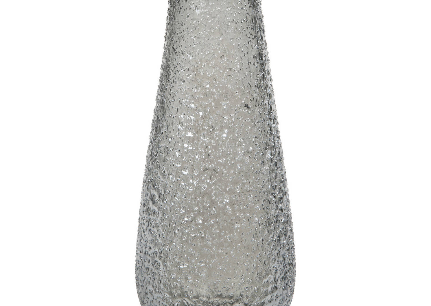 Grand vase Tayla argenté