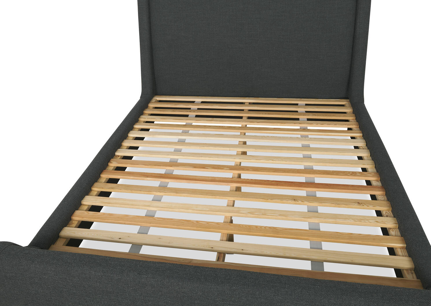 Lemieux Bed -Easton Charcoal, QUEEN