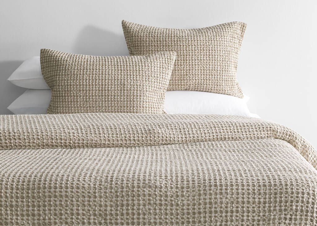 Ensemble de housse de couette en coton Carlin