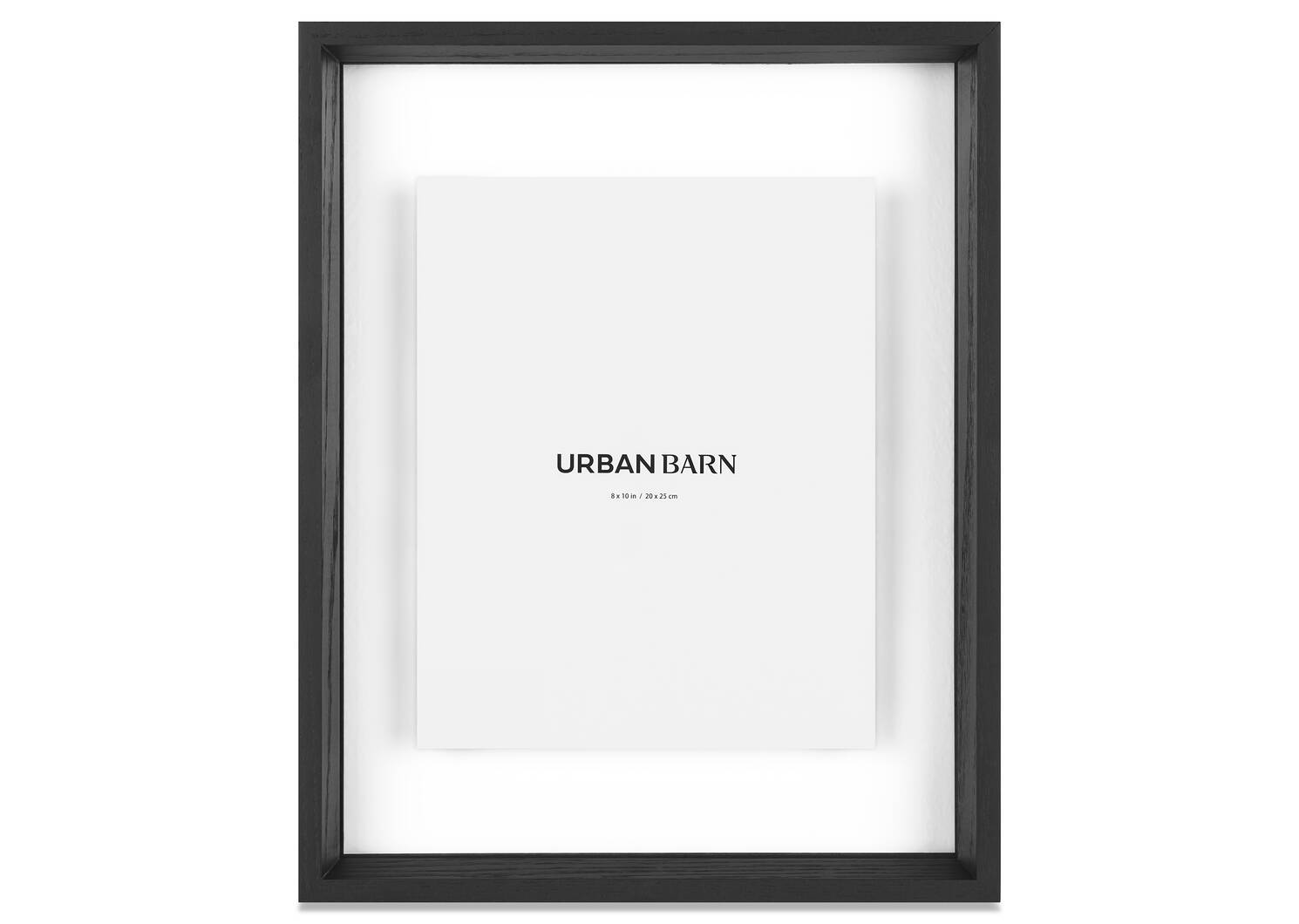 Winslow Float Frame 8x10 Black Urban Barn