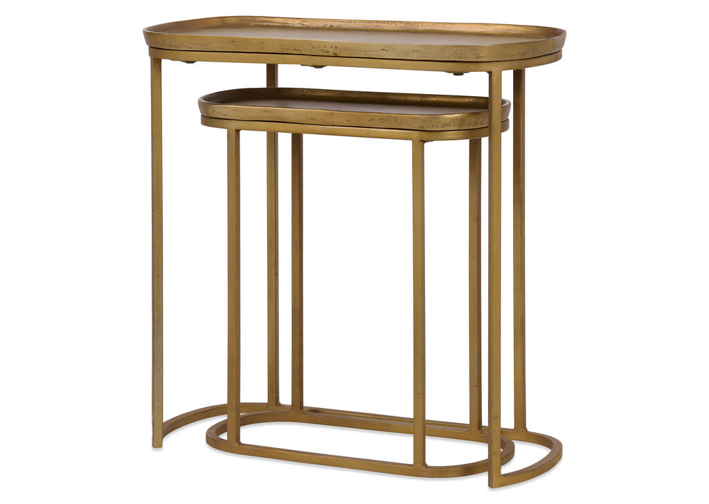 Lisboa Nesting Table Set -Brass