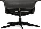 Fauteuil incl. en cuir Zeta -Sol ardoise