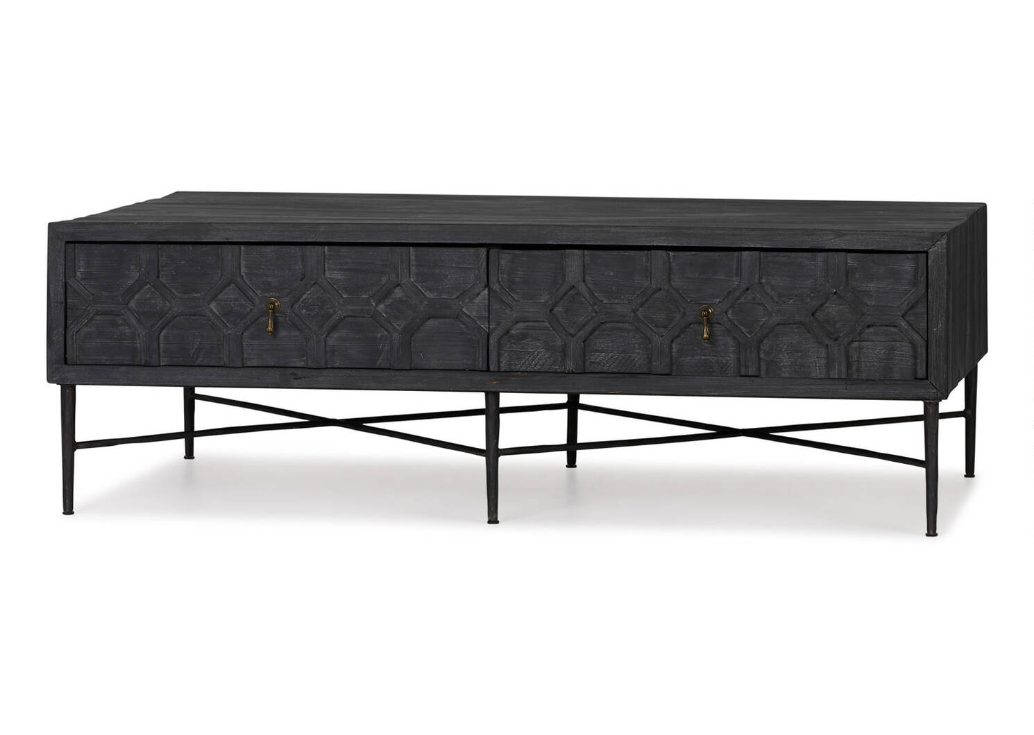 Table basse Amirah -pin gris