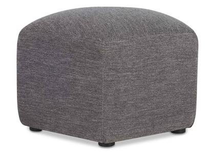 Myers Ottoman -Jennings Grey