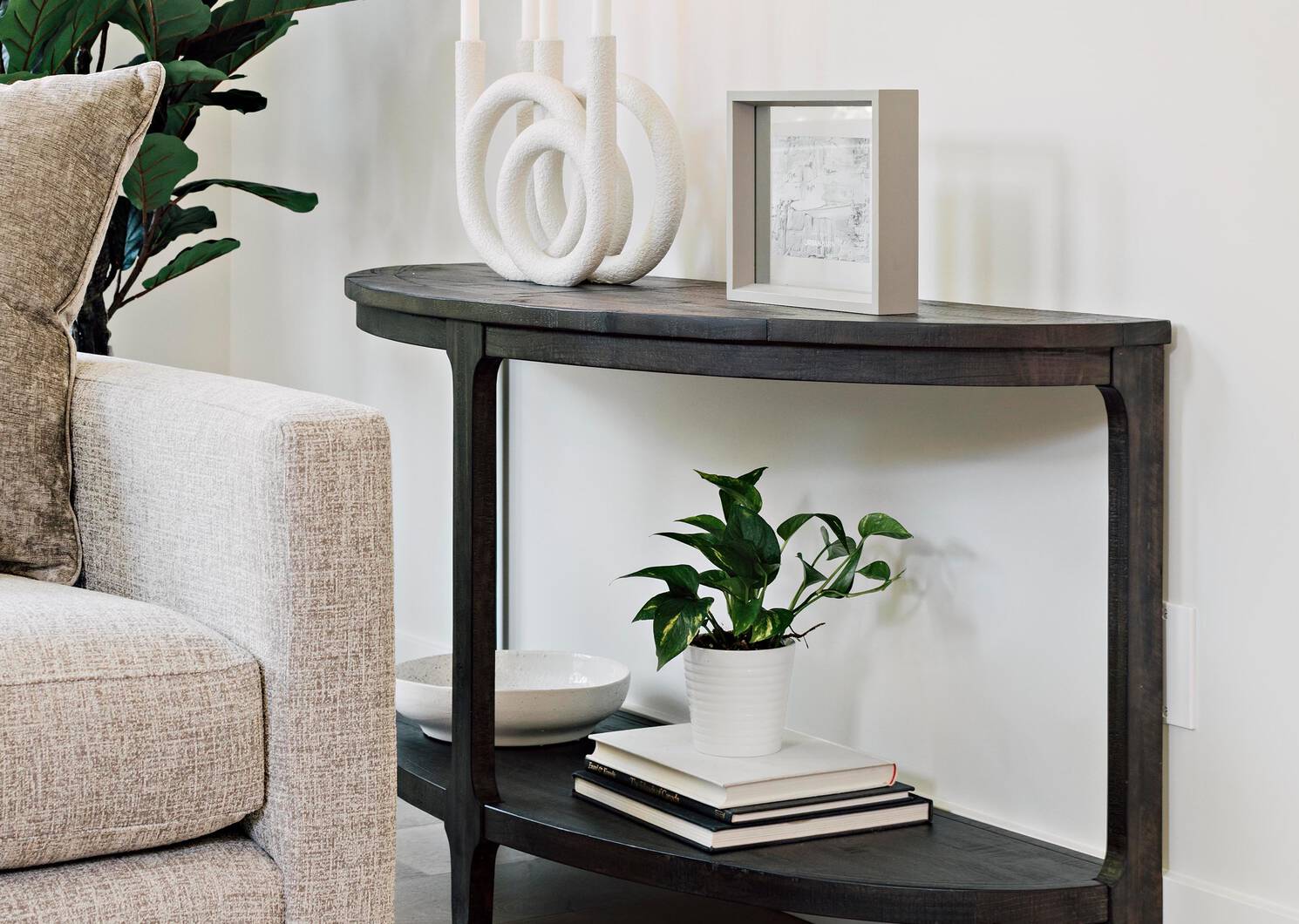 Walker Console Table -Carob