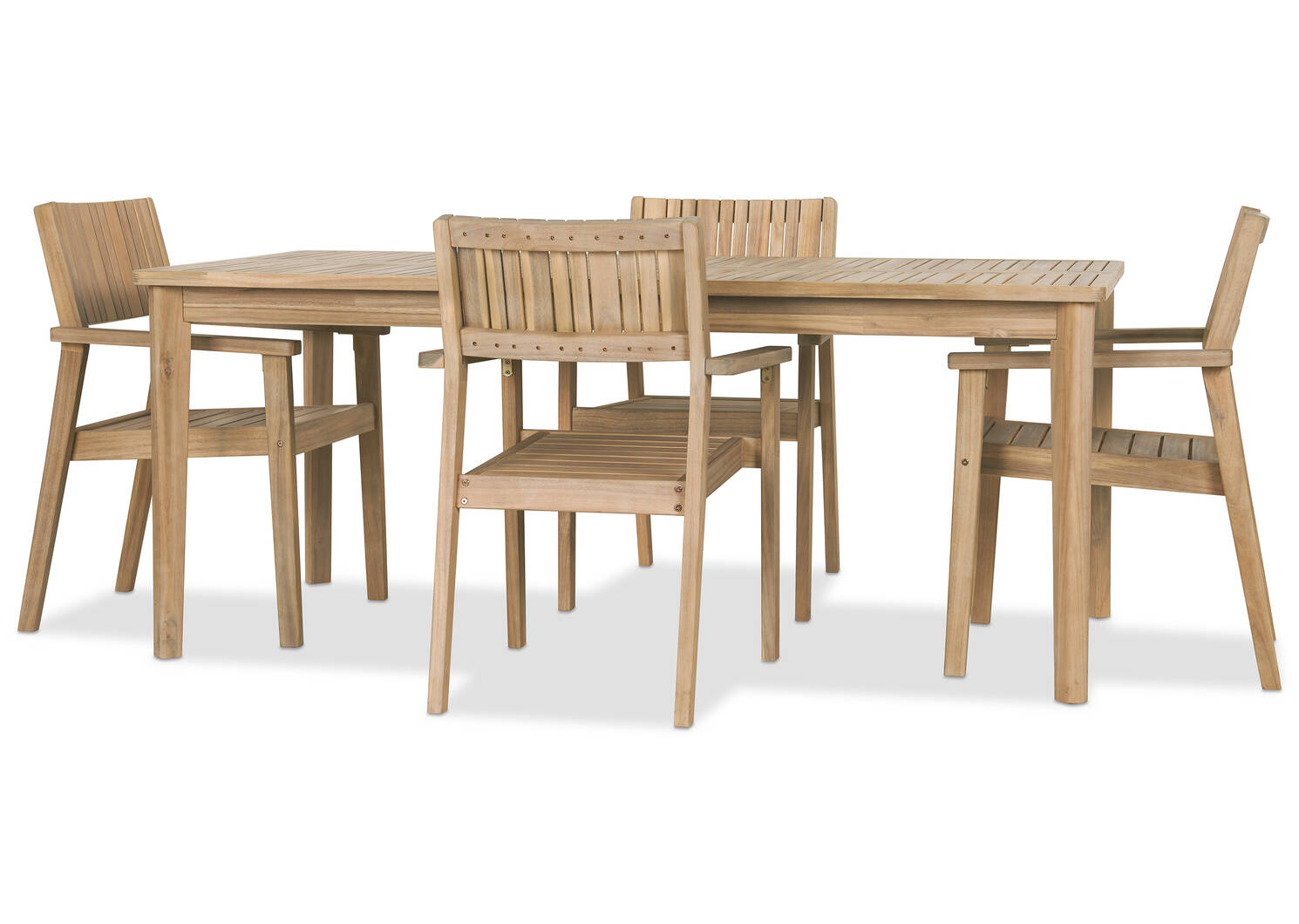 Dario Rect Outdoor Dining Table -Natural