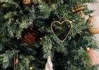 Fond Heart Ornament Gold