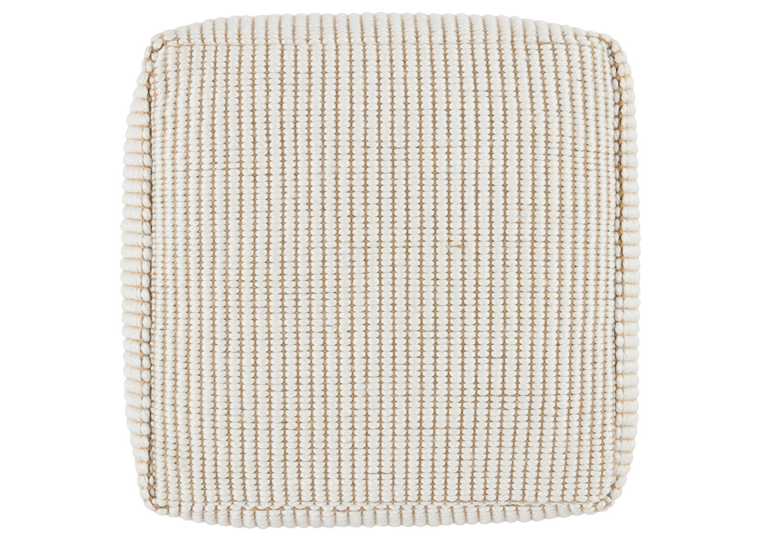 Brixton Pouf Natural/Ivory