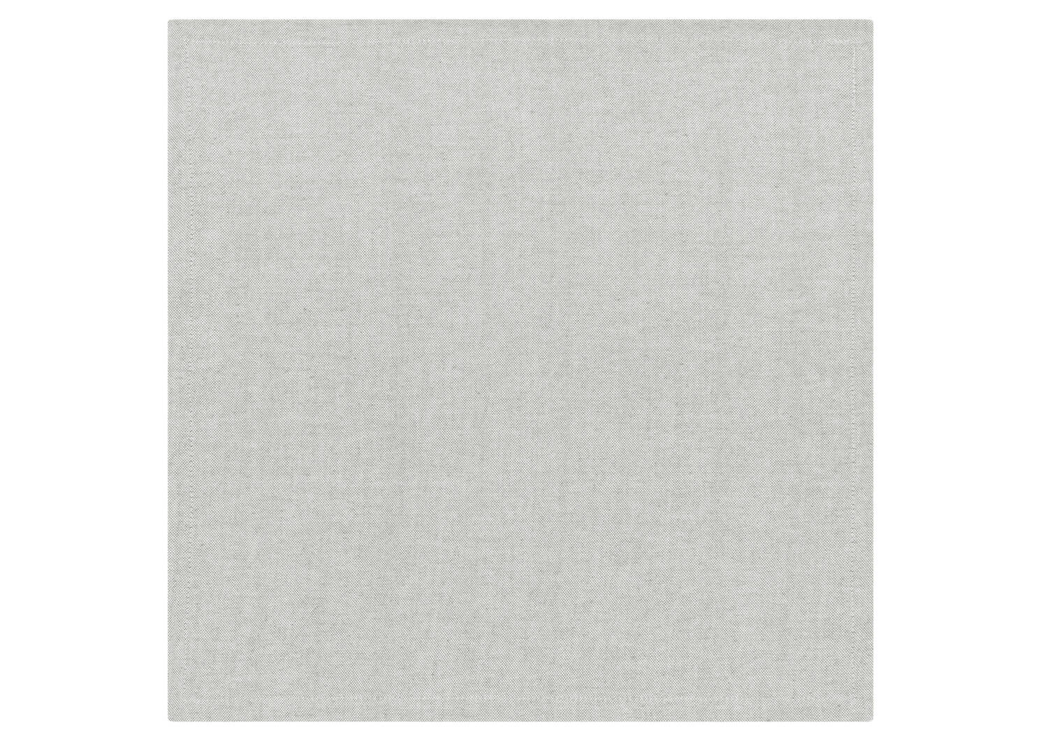 Ens. de 6 serviettes Kaleb gris/blanc