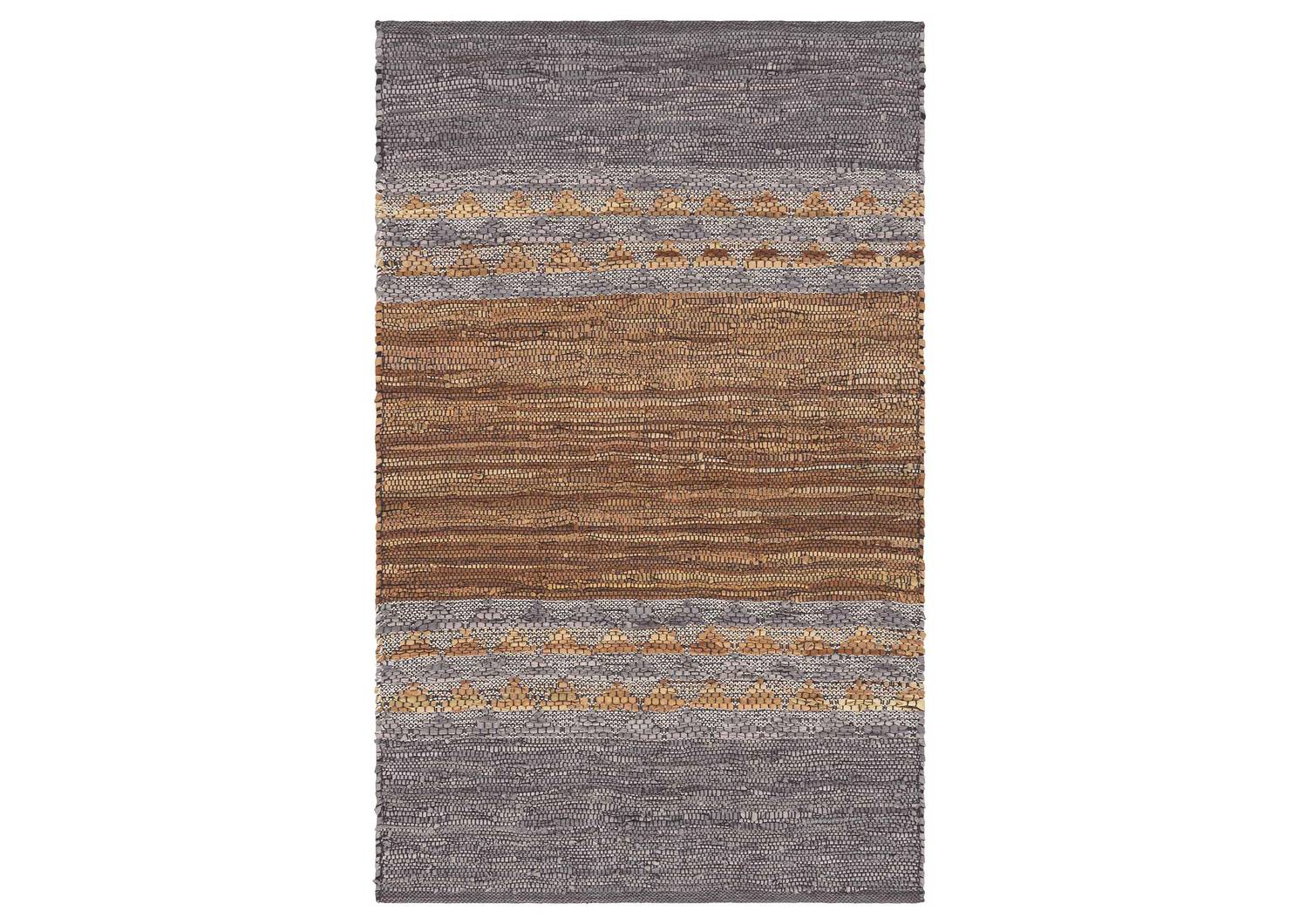 Tapis décoratifs Ramya - gris/brun clair