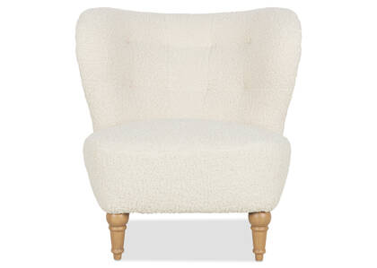 Fauteuil Emmy -Woolly ivoire