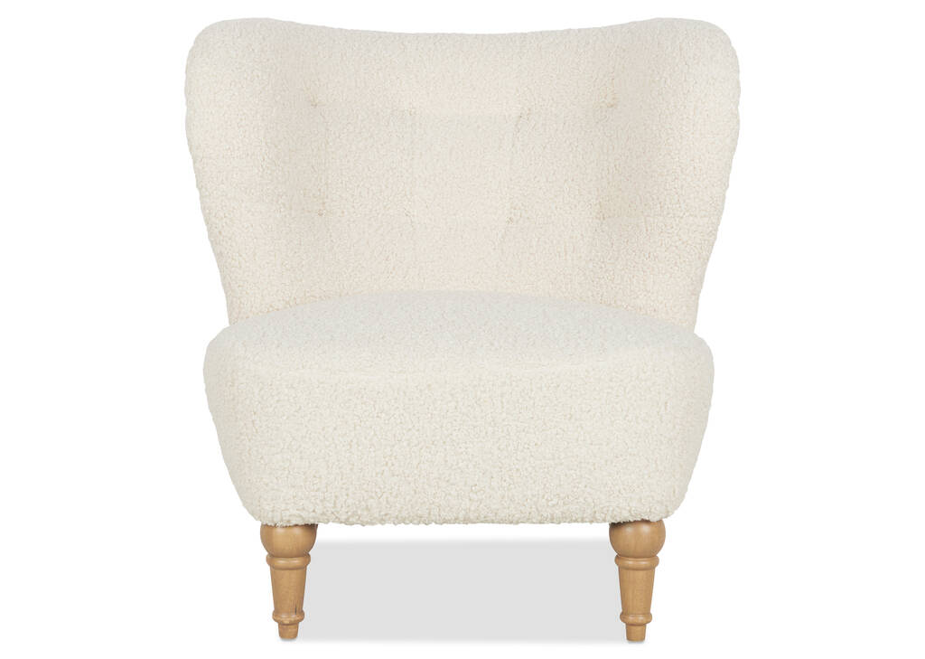 Fauteuil Emmy -Woolly ivoire