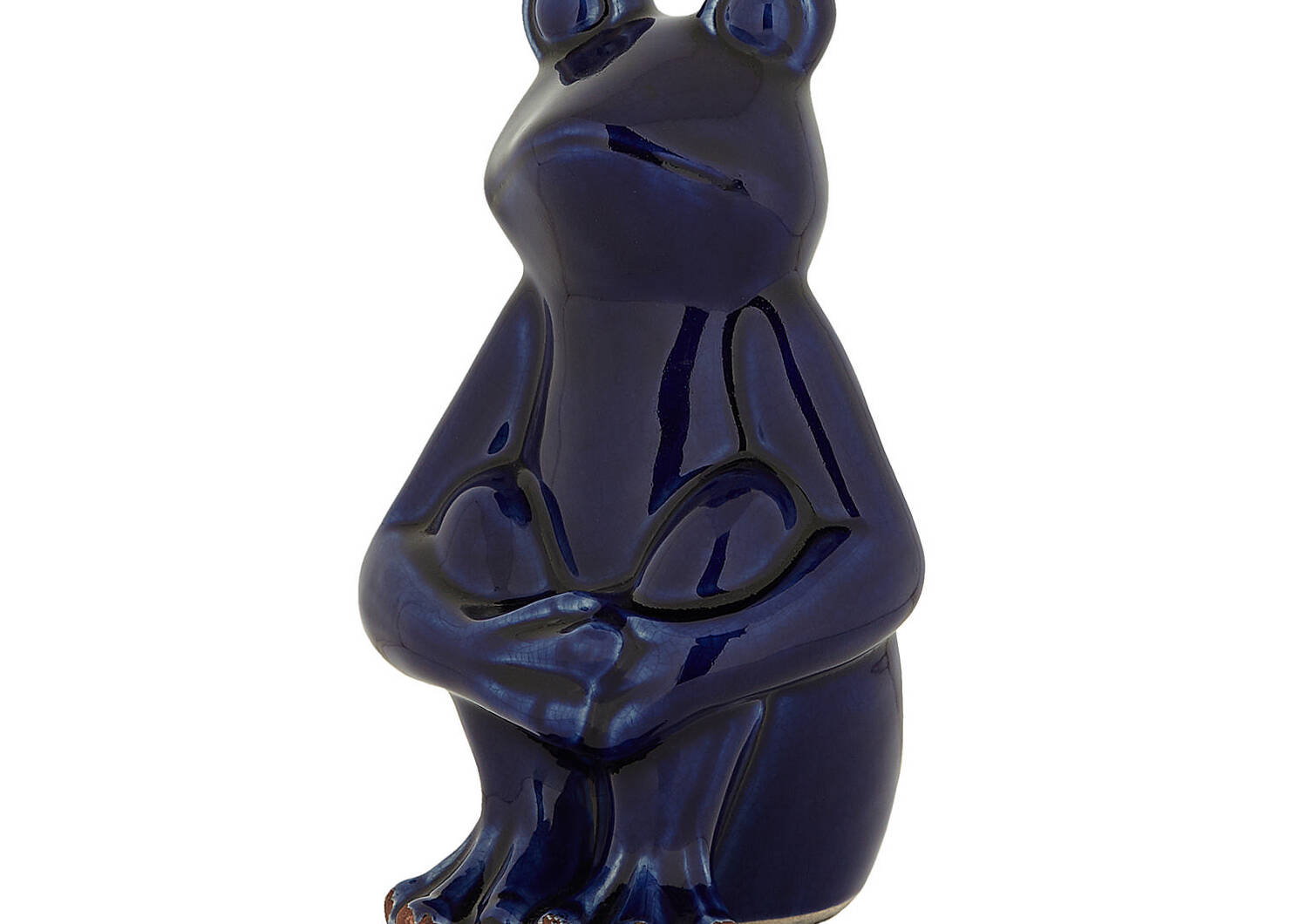 Ferdie Frog Chill Garden Decor Indigo