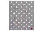 National Leaf Throw Grey/Natural/Red