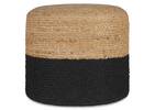 Granger Pouf Black/Natural