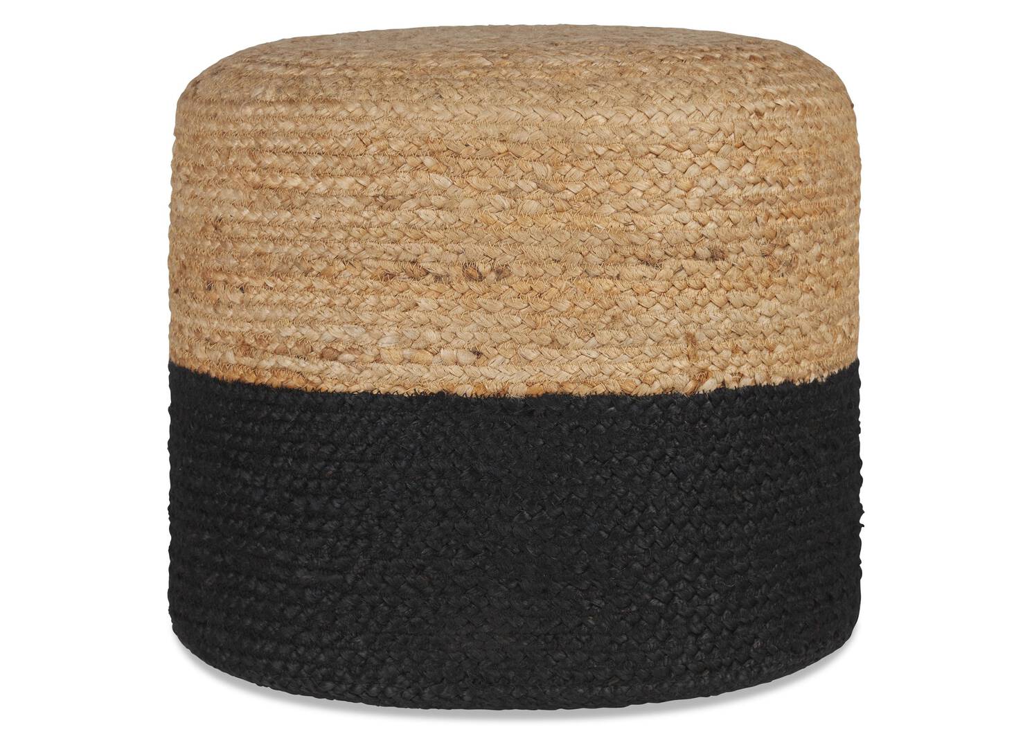 Granger Pouf Black/Natural