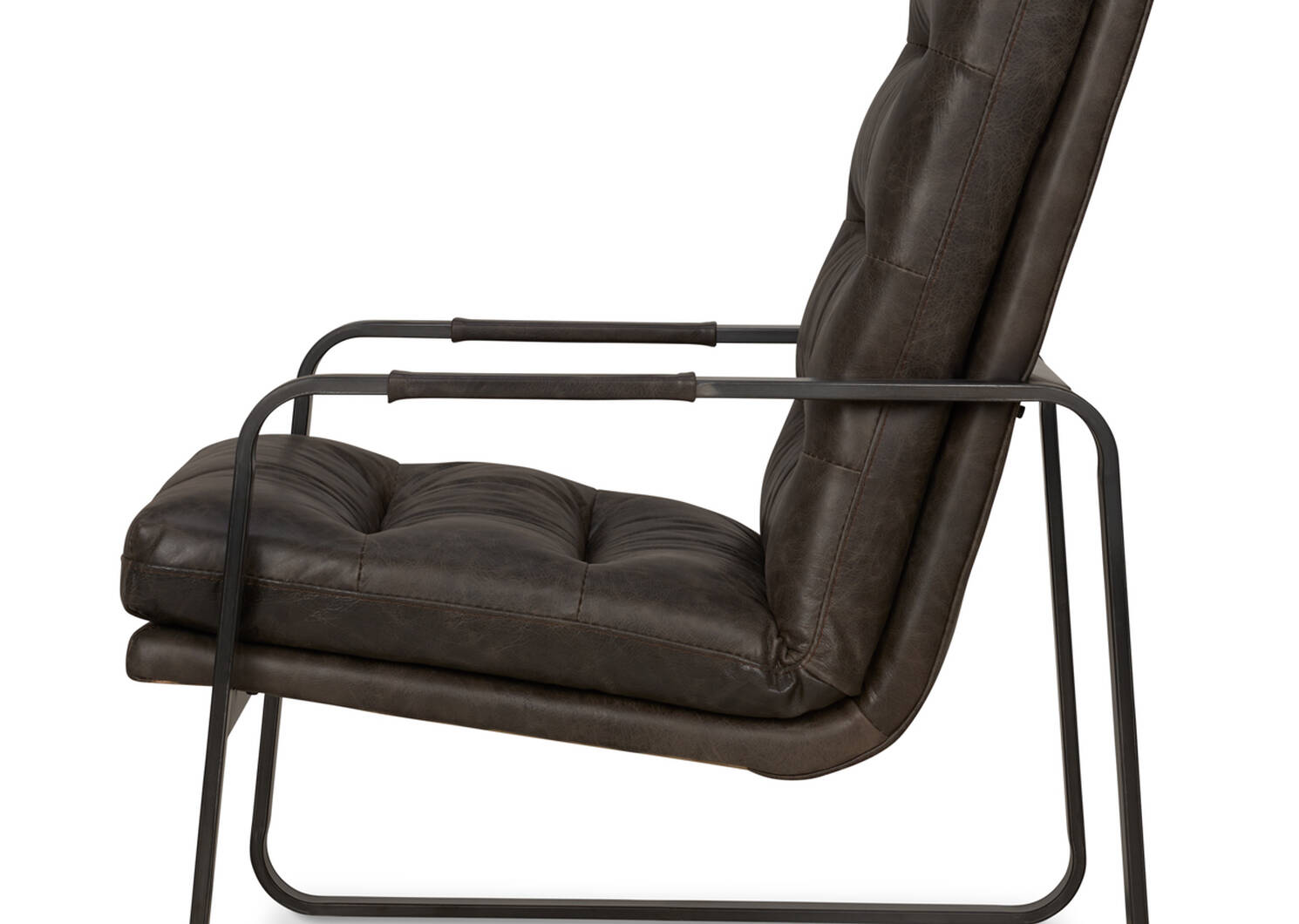 Donnelly Leather Armchair -Hurst Cocoa