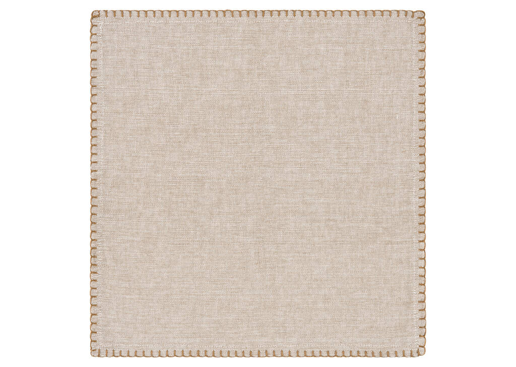 Ensemble de 6 serviettes Aria champignon