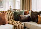 Kimble Plaid Pillow 20x20 Rust