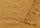 Monterey Cotton Throw 50x60 Flaxen