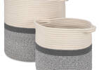 Paniers Allie -naturels/gris