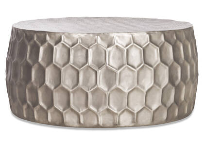 Quincy Coffee Table -Nickel