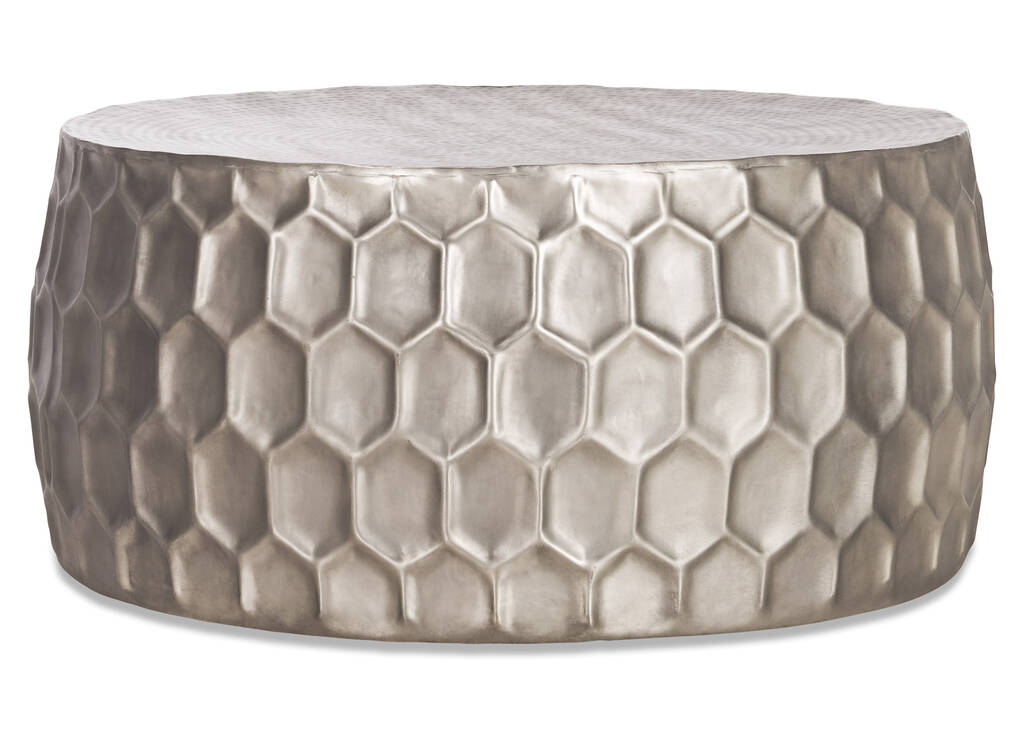 Quincy Coffee Table -Nickel
