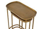 Lisboa Nesting Table Set -Brass