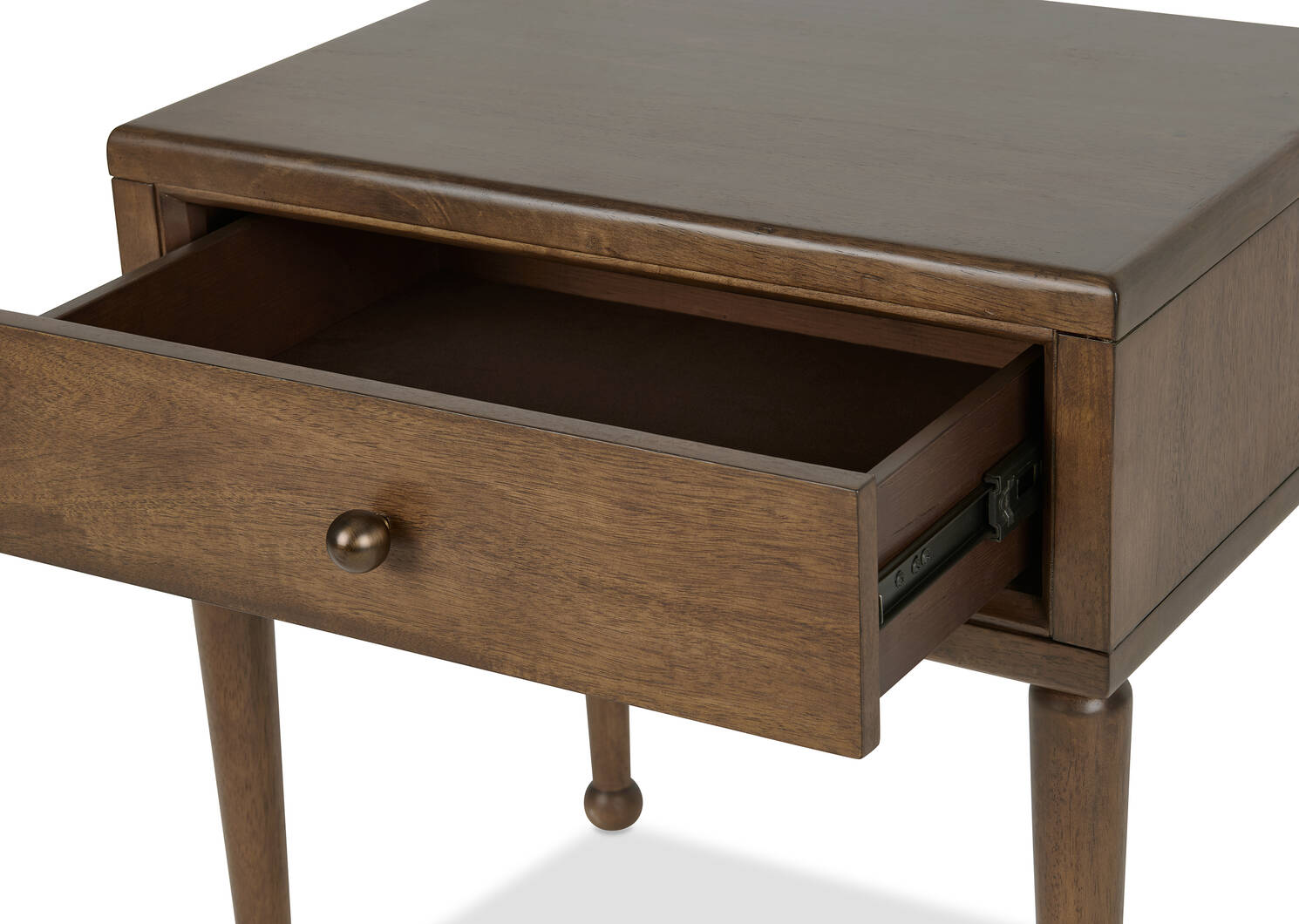 Sylvie 1 Drawer Nightstand -Idris Amber