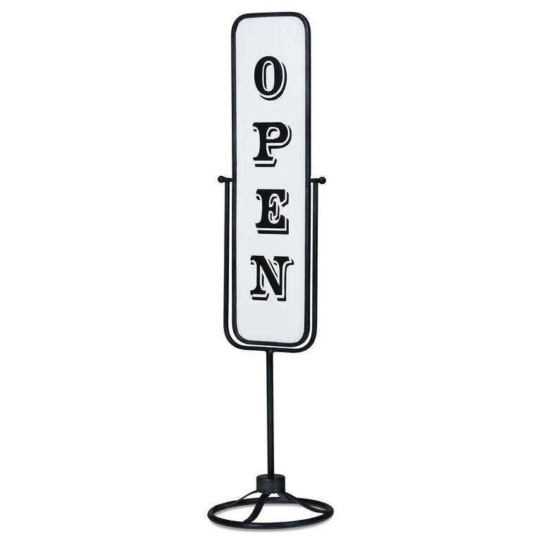 Open Closed Standing Sign