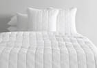 Couvre-lit en coton Marcel blanc
