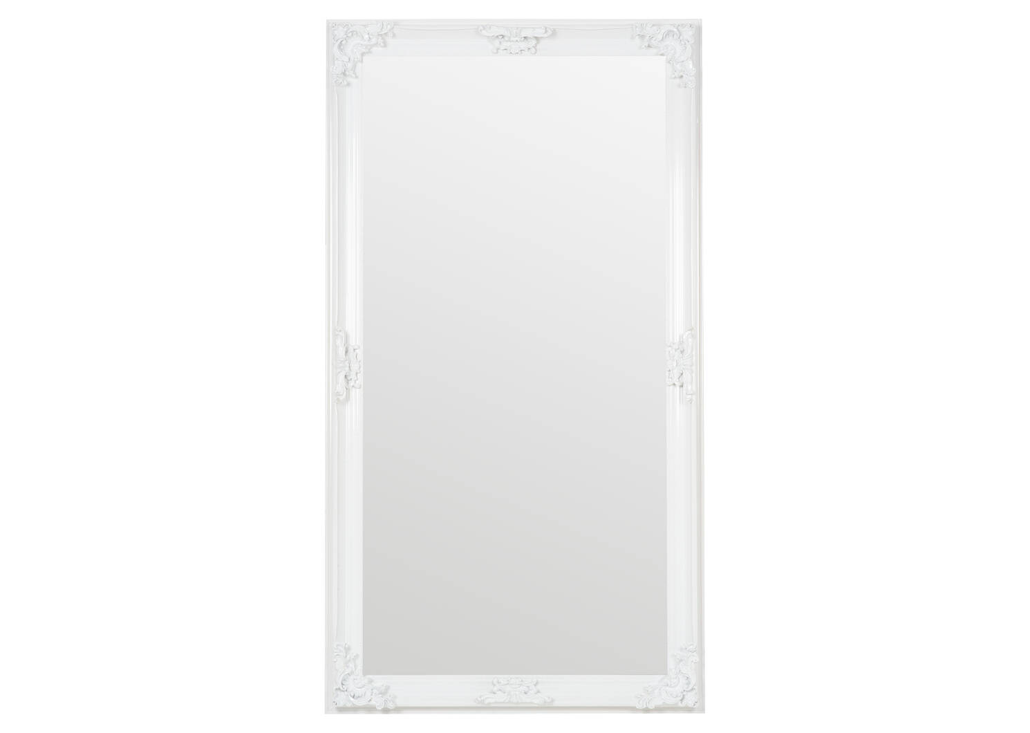 Presley Floor Mirror White