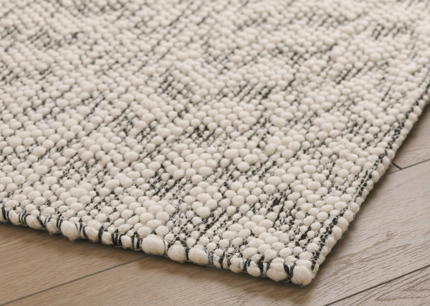 Jackson Wool Rug 60X96 Ivory/Black