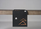 Chemin de table Ishkodens noir