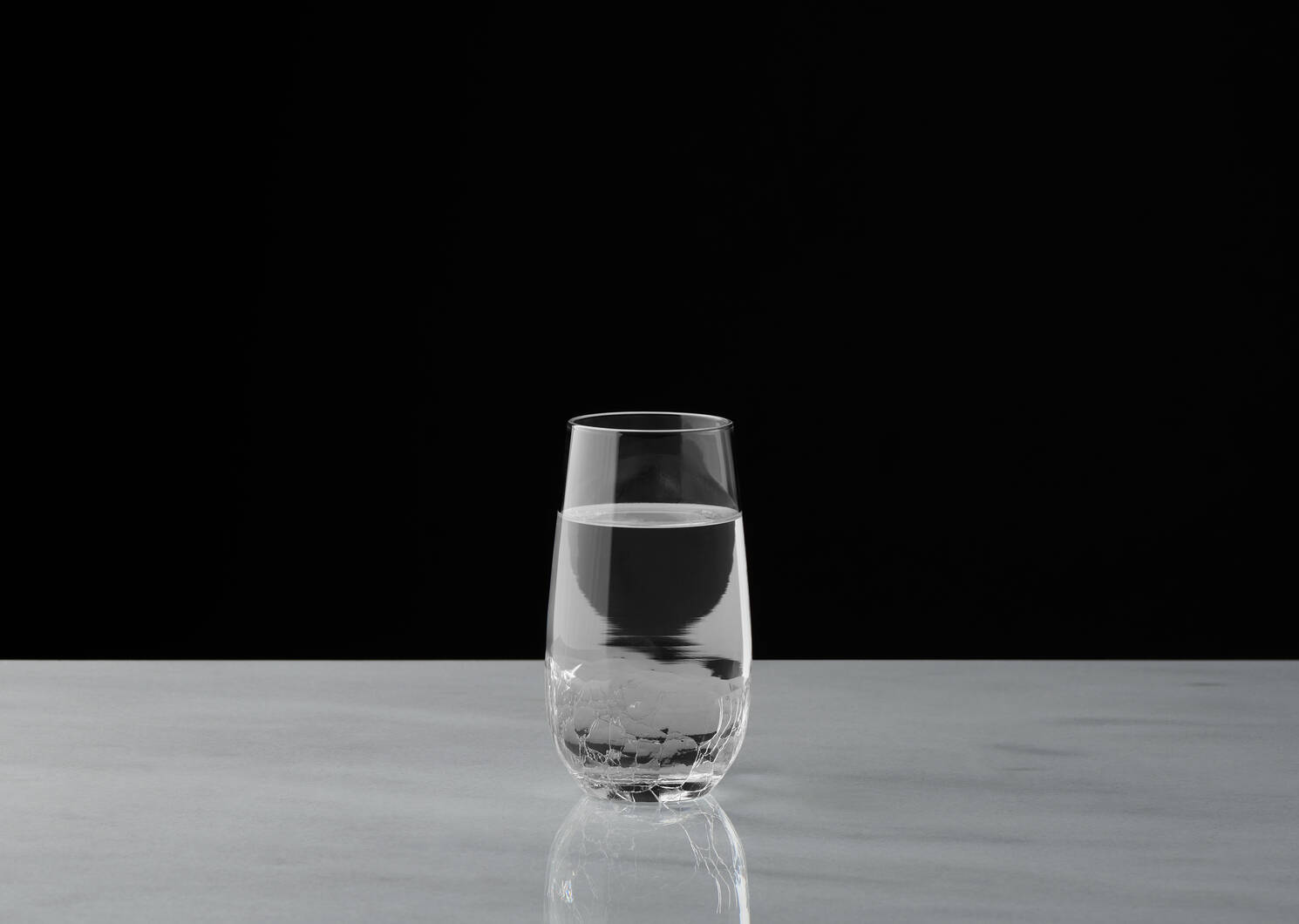 Santé! Highball Glass Clear