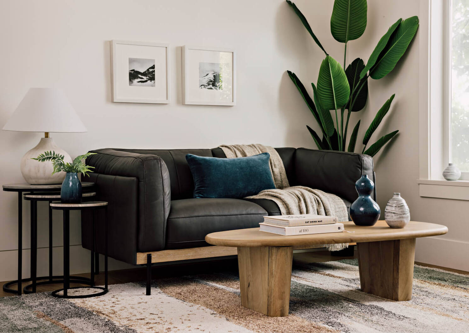 Vincent Leather Sofa -Kai Sedona