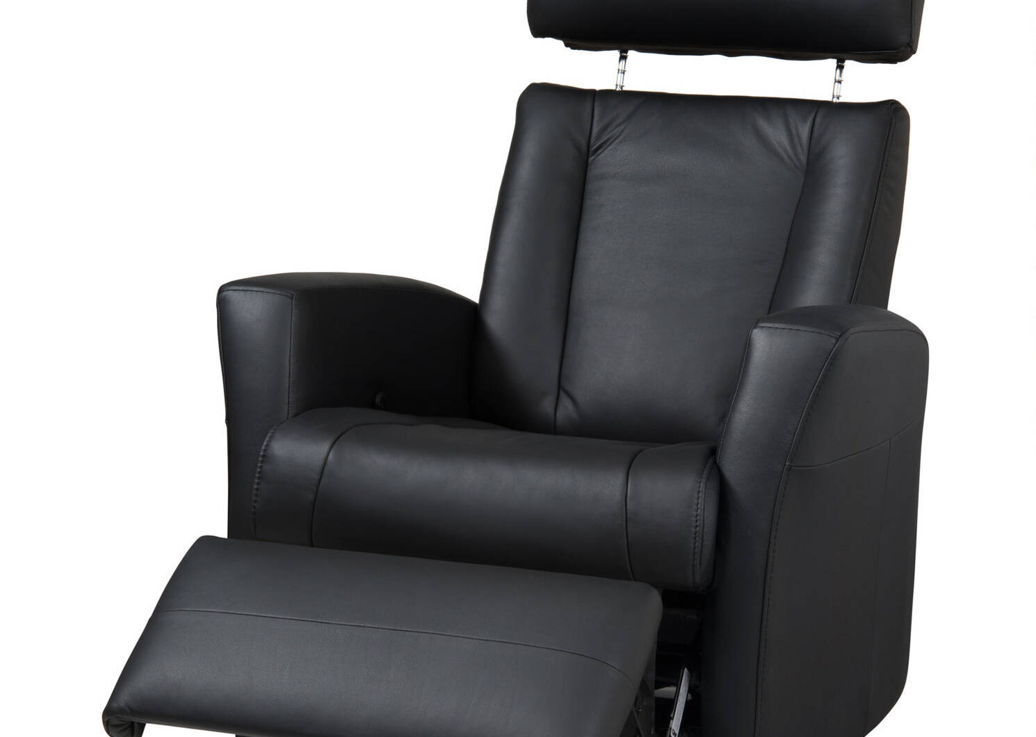 Fauteuil inc. cuir Belvedere -Tre noir