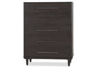 Luna 5 Drawer Chest -Stone Cocoa