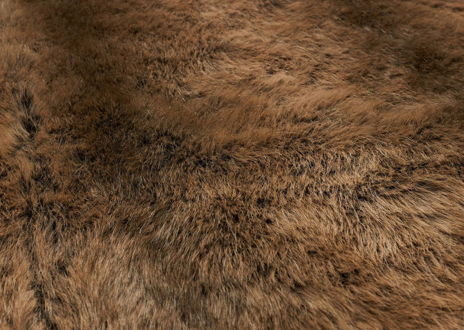 Fauna Faux Fur Throw Sable