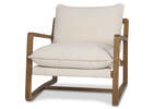 Fauteuil Simcoe -Amalie ivoire