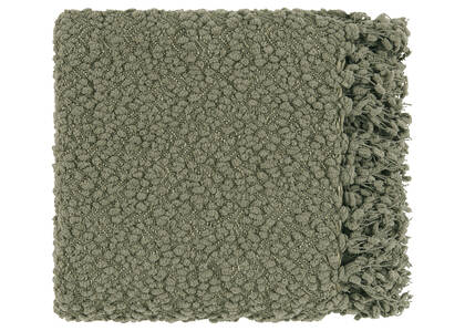 Colby Chenille Throw Sage