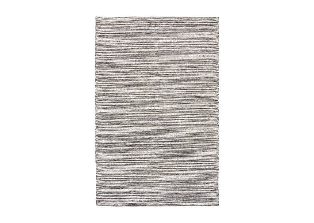 Grant Rug 96x120 Grey/White