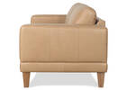 Carson Leather Sofa -Zen Stone